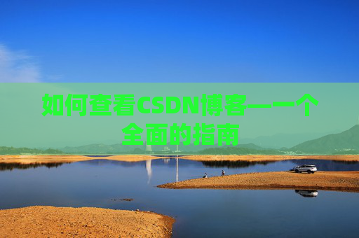 如何查看CSDN博客—一个全面的指南